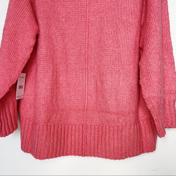 NWT Free People Brookside Sweater in Lightning Pink - Picture 12 of 13